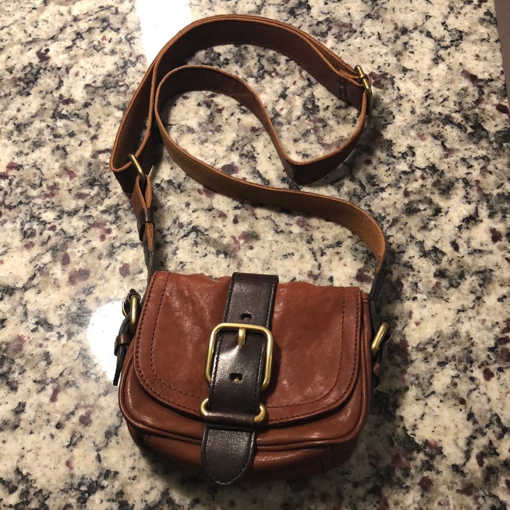 Leather Cross Body Fossil Purse